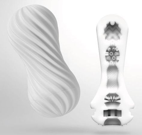 Мастурбатор FLEX Silky White с мягким рельефом - Tenga - в Набережных Челнах купить с доставкой