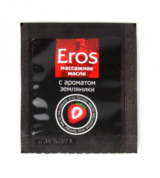 Пробник массажного масла с ароматом земляники Eros fantasy - 4 гр. - Биоритм - купить с доставкой в Набережных Челнах