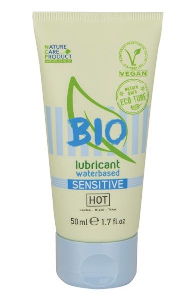 Органический лубрикант для чувствительной кожи Bio Sensitive - 50 мл. - HOT - купить с доставкой в Набережных Челнах