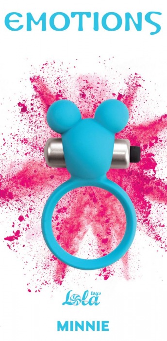 Голубое эрекционное виброколечко Emotions Minnie Breeze - Lola Games - в Набережных Челнах купить с доставкой