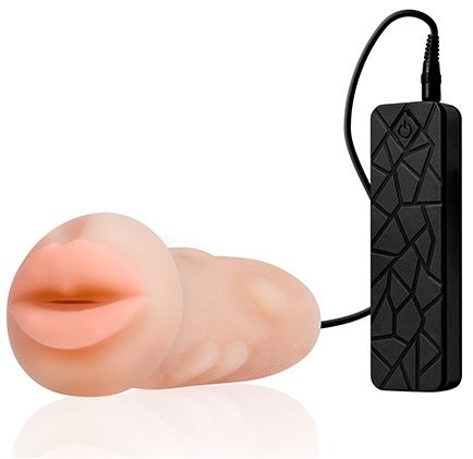 Мастурбатор-ротик с вибрацией REALSTUFF VIBRATING MASTURBATOR MOUTH - Dream Toys - в Набережных Челнах купить с доставкой