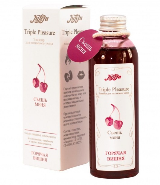 Эликсир Triple Pleasure  Горячая вишня  - 130 гр. - JULEJU - купить с доставкой в Набережных Челнах