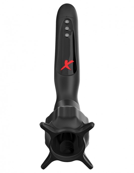 Чёрный вибростимулятор для головки члена с эффектом всасывания Vibrating Roto-Sucker - Pipedream - в Набережных Челнах купить с доставкой
