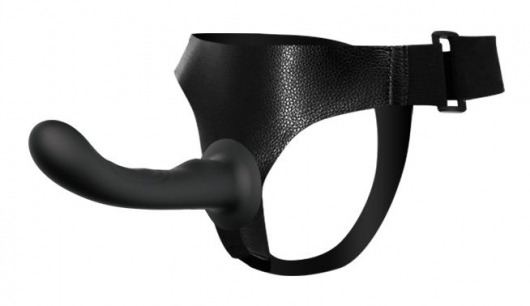 Страпон с изогнутой головкой Ultra Harness Curvy Dildo - 15,8 см. - Baile - купить с доставкой в Набережных Челнах