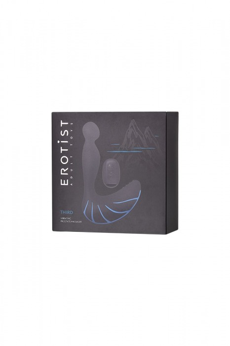 Чёрно-синий массажер простаты Erotist Third - Erotist Adult Toys - в Набережных Челнах купить с доставкой