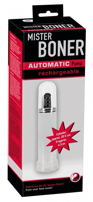 Белая автоматическая вакуумная помпа Mister Boner - Orion - в Набережных Челнах купить с доставкой