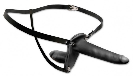 Женский страпон с вагинальной пробкой Double Penetrix Strap-on - 15 см. - Pipedream - купить с доставкой в Набережных Челнах