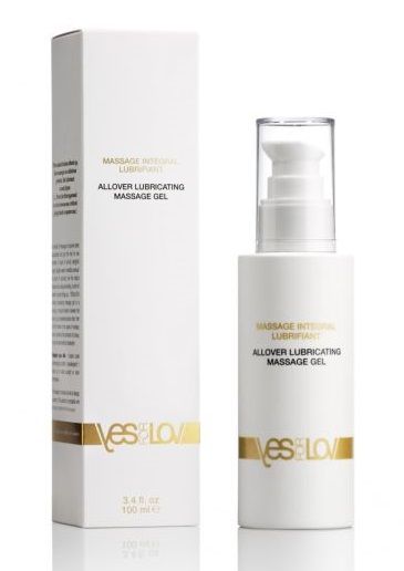 Массажный гель-смазка на силиконовой основе Allover Massage Gel - 100 мл. - YESforLOV - купить с доставкой в Набережных Челнах