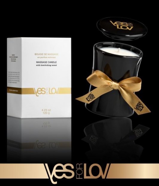 Массажная аромасвеча BEWITCHING MASSAGE CANDLE - 120 мл. - YESforLOV - купить с доставкой в Набережных Челнах