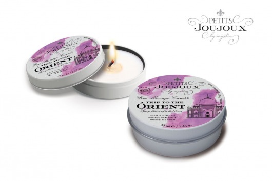 Массажная свеча Petits Joujoux Orient с ароматом граната и белого перца - 33 гр. - MyStim - купить с доставкой в Набережных Челнах