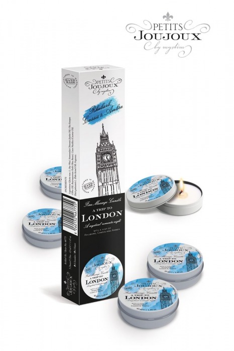 Набор из 5 свечей Petits Joujoux London с ароматом ревеня, амбры и чёрной смородины - MyStim - купить с доставкой в Набережных Челнах