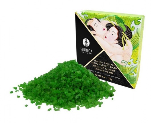 Соль для ванны Bath Salts Lotus Flower с ароматом цветков лотоса - 75 гр. -  - Магазин феромонов в Набережных Челнах