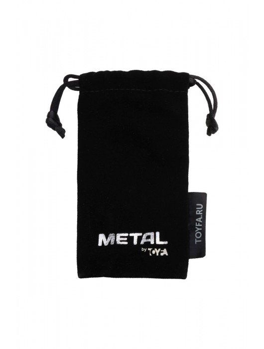 Серебристая анальная пробка с прозрачным кристаллом-сердцем - 8 см. - ToyFa - купить с доставкой в Набережных Челнах