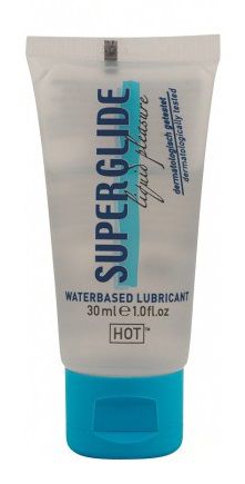 Гель-смазка на водной основе для чувствительной кожи Superglide - 30 мл. - HOT - купить с доставкой в Набережных Челнах