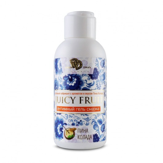 Интимный гель на водной основе JUICY FRUIT с ароматом пина колада - 100 мл. - БиоМед - купить с доставкой в Набережных Челнах