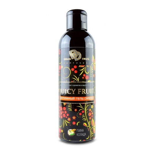 Интимный гель на водной основе JUICY FRUIT с ароматом пина колада - 200 мл. - БиоМед - купить с доставкой в Набережных Челнах