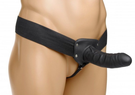 Полый страпон Erection Assist - 15,2 см. - XR Brands - купить с доставкой в Набережных Челнах