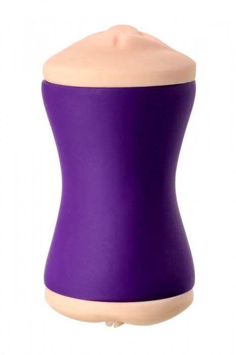 Двухсторонний мастурбатор JOS YARA в фиолетовой колбе - JOS - в Набережных Челнах купить с доставкой