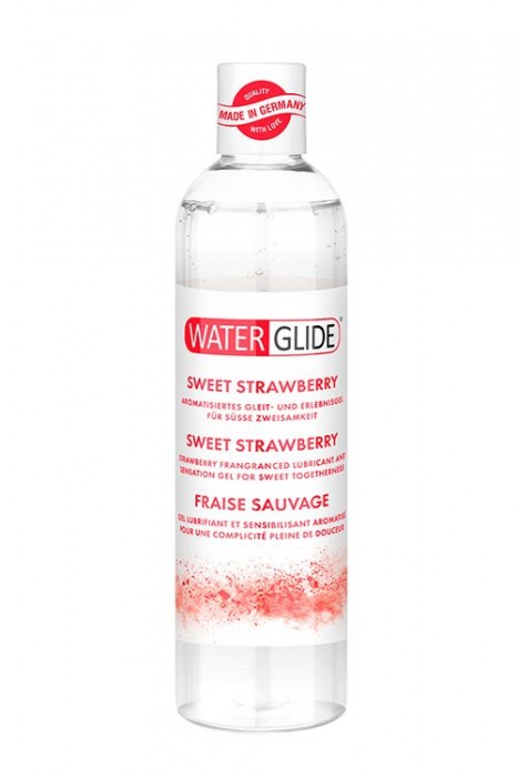 Лубрикант на водной основе с ароматом клубники SWEET STRAWBERRY - 300 мл. - Waterglide - купить с доставкой в Набережных Челнах