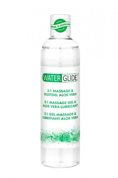 Гель-смазка 2-в-1 MASSAGE   LUBRICANT ALOE VERA - 300 мл. - Waterglide - купить с доставкой в Набережных Челнах