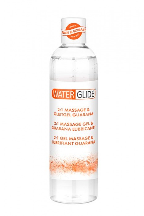 Гель-смазка 2-в-1 MASSAGE   LUBRICANT GUARANA - 300 мл. - Waterglide - купить с доставкой в Набережных Челнах