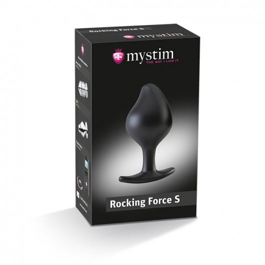 Анальная пробка Rocking Force S для электростимуляции - 9,5 см. - MyStim - купить с доставкой в Набережных Челнах