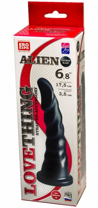 Насадка для трусиков харнесс Alien - 17,5 см. - LOVETOY (А-Полимер) - купить с доставкой в Набережных Челнах