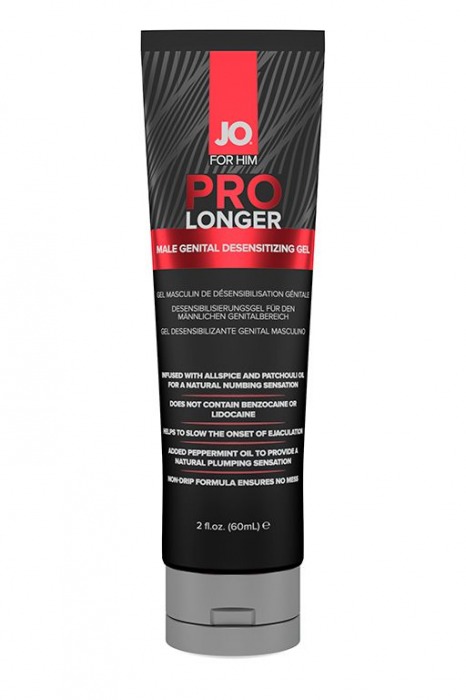 Гель-пролонгатор умеренного действия для мужчин JO Prolonger Gel – 60 мл. - System JO - купить с доставкой в Набережных Челнах