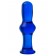 Голубая стеклянная анальная втулка - 12 см. - Sexus в Набережных Челнах Голубая стеклянная анальная втулка - 12 см. - Sexus