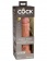 Кофейный фаллоимитатор 8  Silicone Dual Density Cock - 22,8 см. - Pipedream