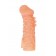 Телесная закрытая насадка с шершавой головкой Cock Sleeve Size S - 13,8 см. - KOKOS - в Набережных Челнах купить с доставкой