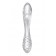 Прозрачный двусторонний стеклянный фаллоимитатор Dazzling Crystal 1 - 18,5 см. - Satisfyer купить с доставкой в интернет-магазине Orgasmix в Набережных Челнах Прозрачный двусторонний стеклянный фаллоимитатор Dazzling Crystal 1 - 18,5 см. - Satisfyer
