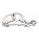 Наручники из металла с длинной цепочкой CHROME HANDCUFFS METAL HANDCUFFS W. KEY - NMC - купить с доставкой в Набережных Челнах