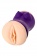 Двухсторонний мастурбатор JOS YARA в фиолетовой колбе - JOS - в Набережных Челнах купить с доставкой